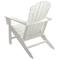 White All Weather Recycled Plastic Outdoor Adirondack Chair